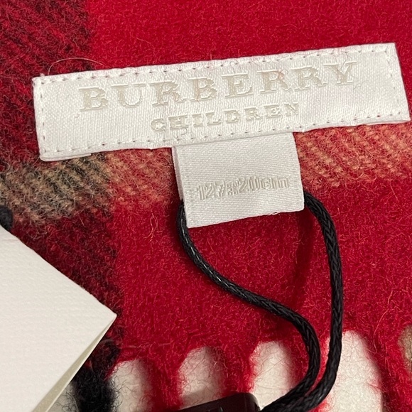 Burberry Children Classic Cashmere Scarf Kids Scarf - Picture 6 of 7